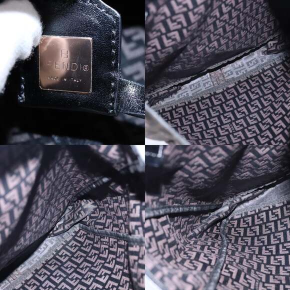 FENDI Zucchino Canvas Tote Bag Brown - Picture 11 of 13